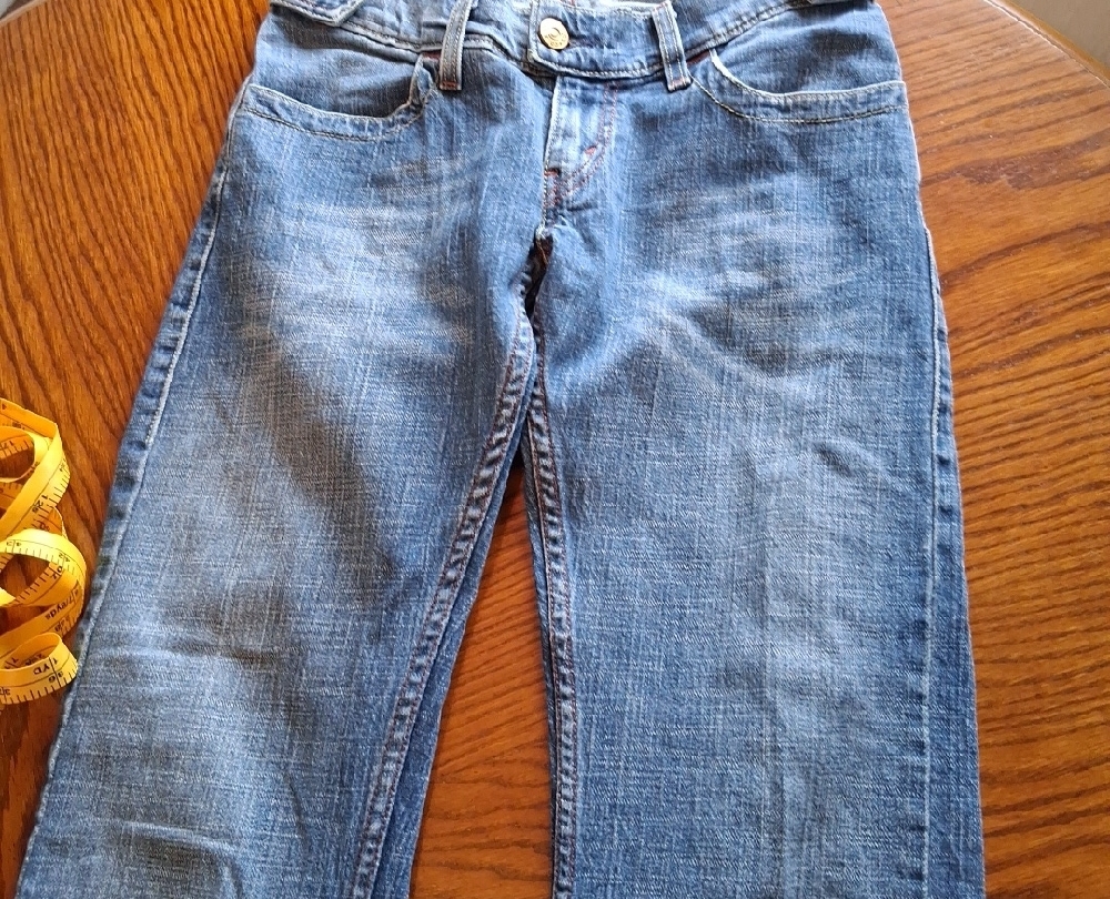 Mid Wash Straight-Leg Denim Jeans - Picture 11 of 13